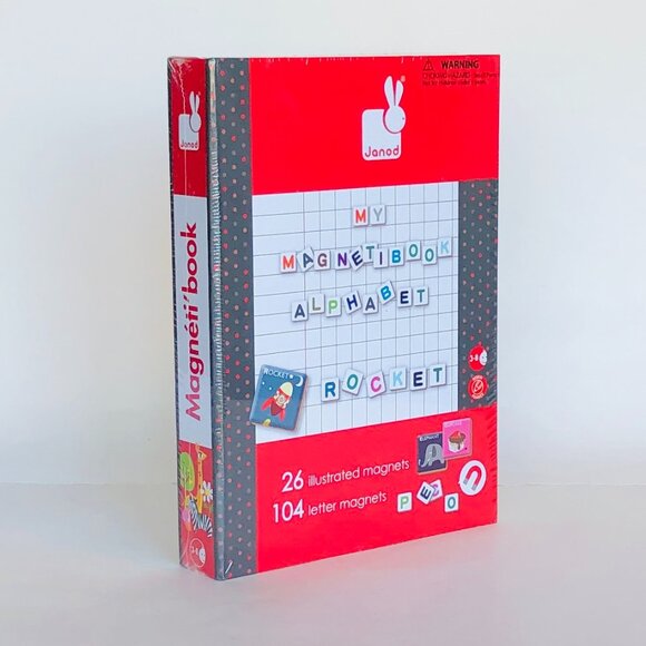 New Sealed Janod Magneti’Book English Alphabet• 3 to 8 Years - Picture 10 of 13